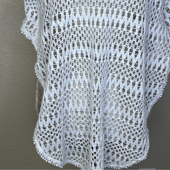Victoria’s Secret Crochet Lace Swim Coverup White Size Small - Picture 5 of 16